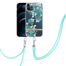 Load image into Gallery viewer, Flowers Series TPU Phone Case with Lanyard, For iPhone 11, For iPhone 11 Pro Max, For iPhone 12 Pro Max, For iPhone 12, For iPhone 13, For iPhone 13 mini, For iPhone 13 Pro, For iPhone 13 Pro Max