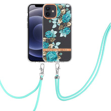 Load image into Gallery viewer, Flowers Series TPU Phone Case with Lanyard, For iPhone 11, For iPhone 11 Pro Max, For iPhone 12 Pro Max, For iPhone 12, For iPhone 13, For iPhone 13 mini, For iPhone 13 Pro, For iPhone 13 Pro Max