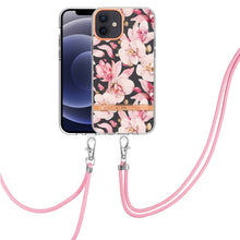 Load image into Gallery viewer, Flowers Series TPU Phone Case with Lanyard, For iPhone 11, For iPhone 11 Pro Max, For iPhone 12 Pro Max, For iPhone 12, For iPhone 13, For iPhone 13 mini, For iPhone 13 Pro, For iPhone 13 Pro Max
