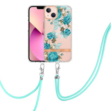 Load image into Gallery viewer, Flowers Series TPU Phone Case with Lanyard, For iPhone 11, For iPhone 11 Pro Max, For iPhone 12 Pro Max, For iPhone 12, For iPhone 13, For iPhone 13 mini, For iPhone 13 Pro, For iPhone 13 Pro Max