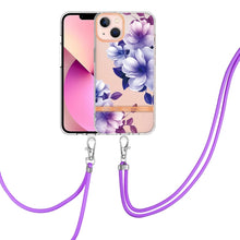 Load image into Gallery viewer, Flowers Series TPU Phone Case with Lanyard, For iPhone 11, For iPhone 11 Pro Max, For iPhone 12 Pro Max, For iPhone 12, For iPhone 13, For iPhone 13 mini, For iPhone 13 Pro, For iPhone 13 Pro Max