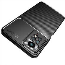Load image into Gallery viewer, Carbon Fiber Texture Shockproof TPU Phone Case, For Xiaomi Redmi Note 11 Pro Overseas Version(Precise Hole), For Xiaomi Poco X4 Pro 5G
