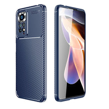 Load image into Gallery viewer, Carbon Fiber Texture Shockproof TPU Phone Case, For Xiaomi Redmi Note 11 Pro Overseas Version(Precise Hole), For Xiaomi Poco X4 Pro 5G