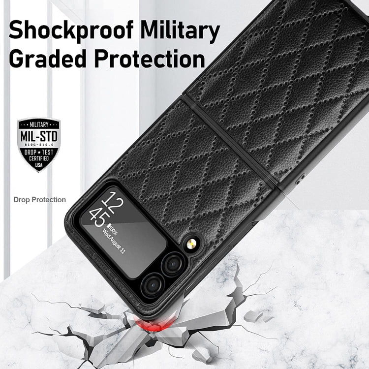 Rhombus Hinge Phone Case, For Samsung Galaxy Z Flip3 5G