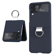 Load image into Gallery viewer, PC + PVC Ring Phone Case, For Samsung Galaxy Z Flip3 5G