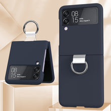 Load image into Gallery viewer, PC + PVC Ring Phone Case, For Samsung Galaxy Z Flip3 5G