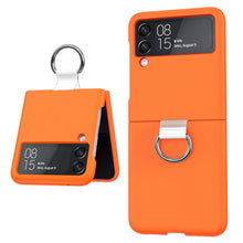 Load image into Gallery viewer, PC + PVC Ring Phone Case, For Samsung Galaxy Z Flip3 5G