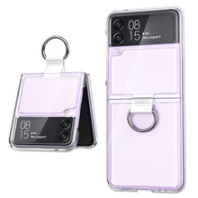 Load image into Gallery viewer, PC + PVC Ring Phone Case, For Samsung Galaxy Z Flip3 5G