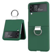 Load image into Gallery viewer, PC + PVC Ring Phone Case, For Samsung Galaxy Z Flip3 5G