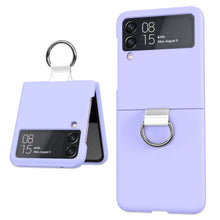 Load image into Gallery viewer, PC + PVC Ring Phone Case, For Samsung Galaxy Z Flip3 5G