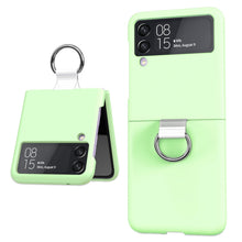 Load image into Gallery viewer, PC + PVC Ring Phone Case, For Samsung Galaxy Z Flip3 5G