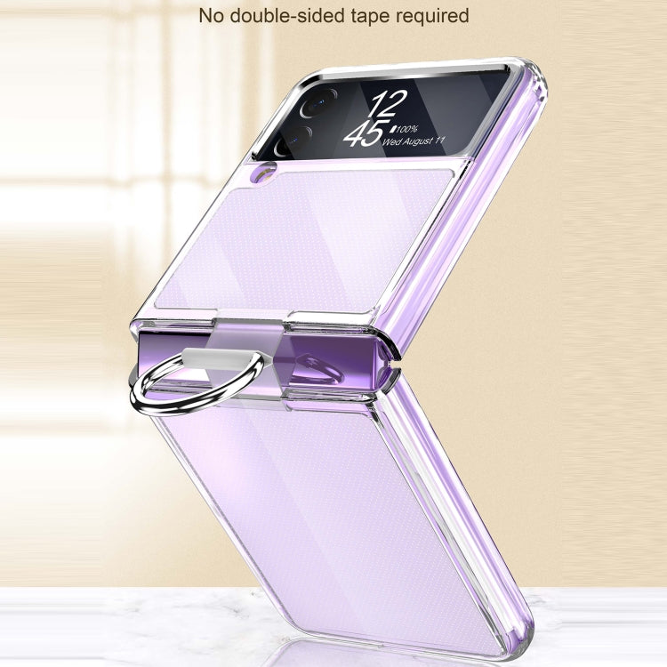 PC + PVC Ring Phone Case, For Samsung Galaxy Z Flip3 5G