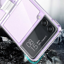 Load image into Gallery viewer, PC + PVC Ring Phone Case, For Samsung Galaxy Z Flip3 5G