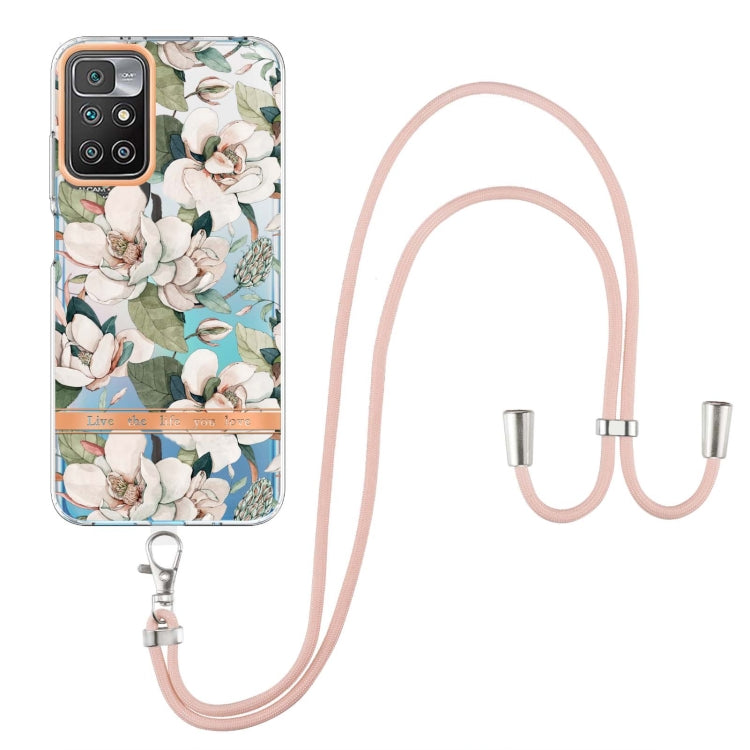 Flowers Series TPU Phone Case with Lanyard, For Xiaomi Redmi 10, For Xiaomi Redmi Note 10 Pro Max / Note 10 Pro, For Xiaomi Redmi Note 10s / Note 10 4G, For Xiaomi Redmi Note 11 5G / Poco M4 Pro 5G, For Xiaomi Redmi Note 11 Pro / Redmi Note 11 Pro+    ...