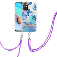 Load image into Gallery viewer, Flowers Series TPU Phone Case with Lanyard, For Xiaomi Redmi 10, For Xiaomi Redmi Note 10 Pro Max / Note 10 Pro, For Xiaomi Redmi Note 10s / Note 10 4G, For Xiaomi Redmi Note 11 5G / Poco M4 Pro 5G, For Xiaomi Redmi Note 11 Pro / Redmi Note 11 Pro+    ...