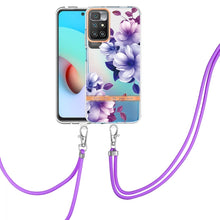 Load image into Gallery viewer, Flowers Series TPU Phone Case with Lanyard, For Xiaomi Redmi 10, For Xiaomi Redmi Note 10 Pro Max / Note 10 Pro, For Xiaomi Redmi Note 10s / Note 10 4G, For Xiaomi Redmi Note 11 5G / Poco M4 Pro 5G, For Xiaomi Redmi Note 11 Pro / Redmi Note 11 Pro+    ...