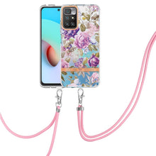 Load image into Gallery viewer, Flowers Series TPU Phone Case with Lanyard, For Xiaomi Redmi 10, For Xiaomi Redmi Note 10 Pro Max / Note 10 Pro, For Xiaomi Redmi Note 10s / Note 10 4G, For Xiaomi Redmi Note 11 5G / Poco M4 Pro 5G, For Xiaomi Redmi Note 11 Pro / Redmi Note 11 Pro+    ...