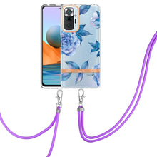Load image into Gallery viewer, Flowers Series TPU Phone Case with Lanyard, For Xiaomi Redmi 10, For Xiaomi Redmi Note 10 Pro Max / Note 10 Pro, For Xiaomi Redmi Note 10s / Note 10 4G, For Xiaomi Redmi Note 11 5G / Poco M4 Pro 5G, For Xiaomi Redmi Note 11 Pro / Redmi Note 11 Pro+    ...