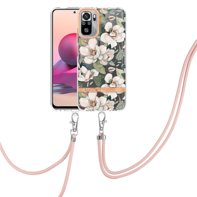 Flowers Series TPU Phone Case with Lanyard, For Xiaomi Redmi 10, For Xiaomi Redmi Note 10 Pro Max / Note 10 Pro, For Xiaomi Redmi Note 10s / Note 10 4G, For Xiaomi Redmi Note 11 5G / Poco M4 Pro 5G, For Xiaomi Redmi Note 11 Pro / Redmi Note 11 Pro+    ...