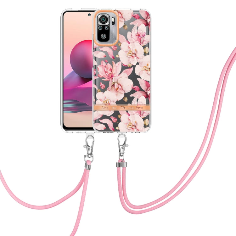 Flowers Series TPU Phone Case with Lanyard, For Xiaomi Redmi 10, For Xiaomi Redmi Note 10 Pro Max / Note 10 Pro, For Xiaomi Redmi Note 10s / Note 10 4G, For Xiaomi Redmi Note 11 5G / Poco M4 Pro 5G, For Xiaomi Redmi Note 11 Pro / Redmi Note 11 Pro+    ...