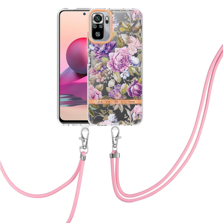Flowers Series TPU Phone Case with Lanyard, For Xiaomi Redmi 10, For Xiaomi Redmi Note 10 Pro Max / Note 10 Pro, For Xiaomi Redmi Note 10s / Note 10 4G, For Xiaomi Redmi Note 11 5G / Poco M4 Pro 5G, For Xiaomi Redmi Note 11 Pro / Redmi Note 11 Pro+    ...