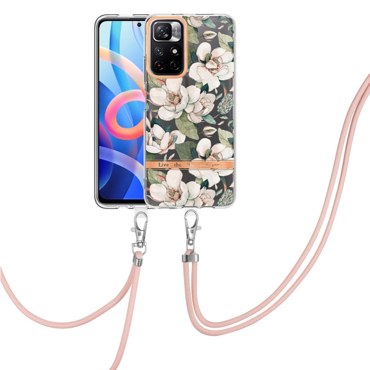 Flowers Series TPU Phone Case with Lanyard, For Xiaomi Redmi 10, For Xiaomi Redmi Note 10 Pro Max / Note 10 Pro, For Xiaomi Redmi Note 10s / Note 10 4G, For Xiaomi Redmi Note 11 5G / Poco M4 Pro 5G, For Xiaomi Redmi Note 11 Pro / Redmi Note 11 Pro+    ...