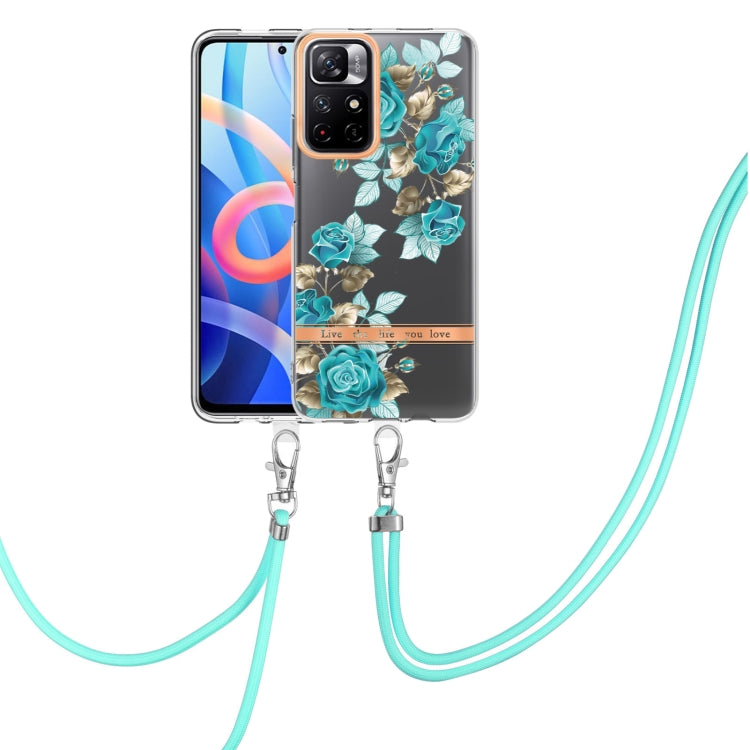 Flowers Series TPU Phone Case with Lanyard, For Xiaomi Redmi 10, For Xiaomi Redmi Note 10 Pro Max / Note 10 Pro, For Xiaomi Redmi Note 10s / Note 10 4G, For Xiaomi Redmi Note 11 5G / Poco M4 Pro 5G, For Xiaomi Redmi Note 11 Pro / Redmi Note 11 Pro+    ...