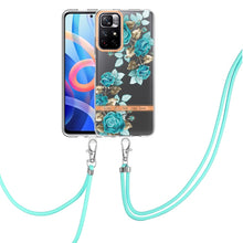 Load image into Gallery viewer, Flowers Series TPU Phone Case with Lanyard, For Xiaomi Redmi 10, For Xiaomi Redmi Note 10 Pro Max / Note 10 Pro, For Xiaomi Redmi Note 10s / Note 10 4G, For Xiaomi Redmi Note 11 5G / Poco M4 Pro 5G, For Xiaomi Redmi Note 11 Pro / Redmi Note 11 Pro+    ...