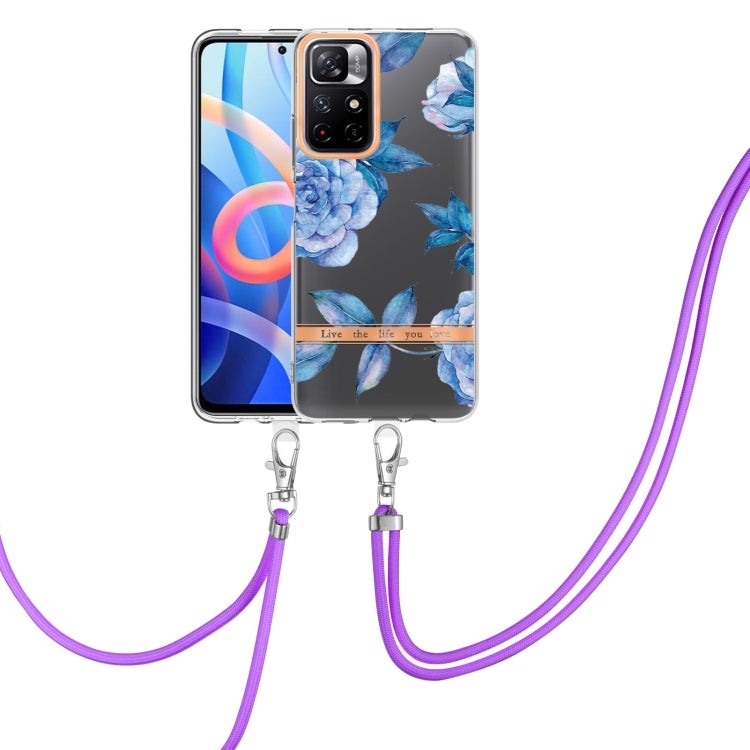 Flowers Series TPU Phone Case with Lanyard, For Xiaomi Redmi 10, For Xiaomi Redmi Note 10 Pro Max / Note 10 Pro, For Xiaomi Redmi Note 10s / Note 10 4G, For Xiaomi Redmi Note 11 5G / Poco M4 Pro 5G, For Xiaomi Redmi Note 11 Pro / Redmi Note 11 Pro+    ...