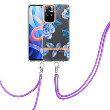 Load image into Gallery viewer, Flowers Series TPU Phone Case with Lanyard, For Xiaomi Redmi 10, For Xiaomi Redmi Note 10 Pro Max / Note 10 Pro, For Xiaomi Redmi Note 10s / Note 10 4G, For Xiaomi Redmi Note 11 5G / Poco M4 Pro 5G, For Xiaomi Redmi Note 11 Pro / Redmi Note 11 Pro+    ...