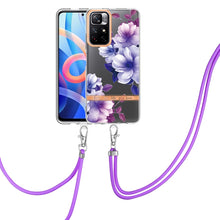 Load image into Gallery viewer, Flowers Series TPU Phone Case with Lanyard, For Xiaomi Redmi 10, For Xiaomi Redmi Note 10 Pro Max / Note 10 Pro, For Xiaomi Redmi Note 10s / Note 10 4G, For Xiaomi Redmi Note 11 5G / Poco M4 Pro 5G, For Xiaomi Redmi Note 11 Pro / Redmi Note 11 Pro+    ...