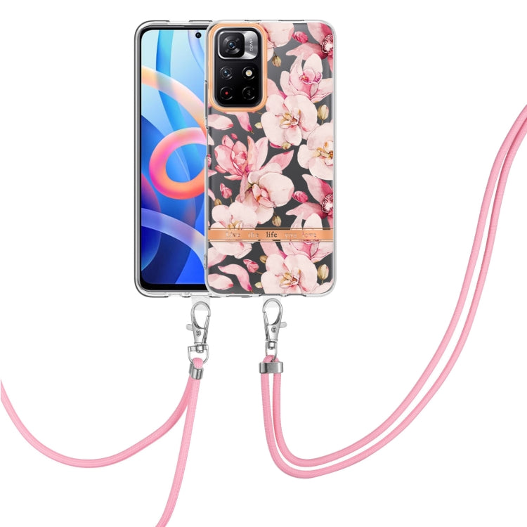 Flowers Series TPU Phone Case with Lanyard, For Xiaomi Redmi 10, For Xiaomi Redmi Note 10 Pro Max / Note 10 Pro, For Xiaomi Redmi Note 10s / Note 10 4G, For Xiaomi Redmi Note 11 5G / Poco M4 Pro 5G, For Xiaomi Redmi Note 11 Pro / Redmi Note 11 Pro+    ...