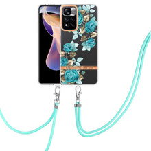 Load image into Gallery viewer, Flowers Series TPU Phone Case with Lanyard, For Xiaomi Redmi 10, For Xiaomi Redmi Note 10 Pro Max / Note 10 Pro, For Xiaomi Redmi Note 10s / Note 10 4G, For Xiaomi Redmi Note 11 5G / Poco M4 Pro 5G, For Xiaomi Redmi Note 11 Pro / Redmi Note 11 Pro+    ...