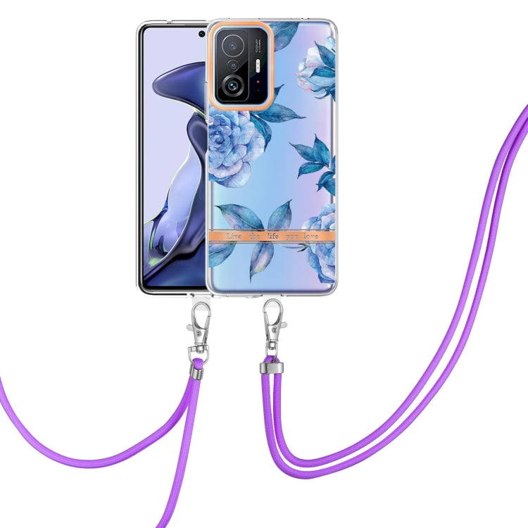 Flowers Series TPU Phone Case with Lanyard, For Xiaomi Redmi 10, For Xiaomi Redmi Note 10 Pro Max / Note 10 Pro, For Xiaomi Redmi Note 10s / Note 10 4G, For Xiaomi Redmi Note 11 5G / Poco M4 Pro 5G, For Xiaomi Redmi Note 11 Pro / Redmi Note 11 Pro+    ...