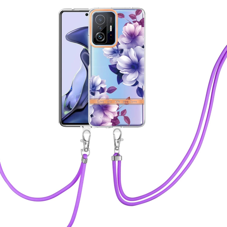 Flowers Series TPU Phone Case with Lanyard, For Xiaomi Redmi 10, For Xiaomi Redmi Note 10 Pro Max / Note 10 Pro, For Xiaomi Redmi Note 10s / Note 10 4G, For Xiaomi Redmi Note 11 5G / Poco M4 Pro 5G, For Xiaomi Redmi Note 11 Pro / Redmi Note 11 Pro+    ...