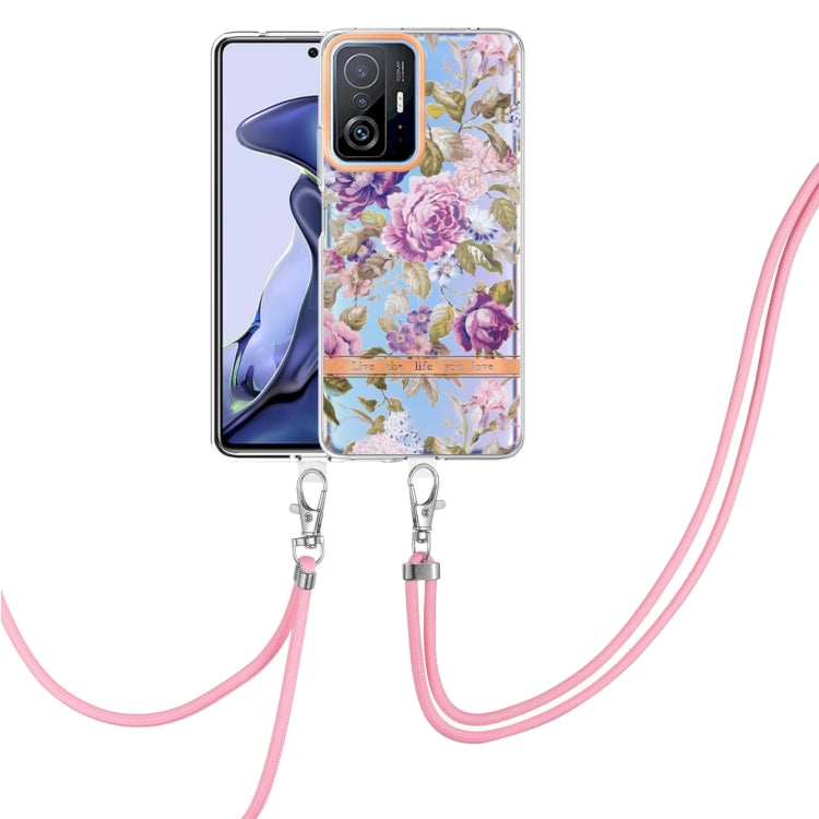 Flowers Series TPU Phone Case with Lanyard, For Xiaomi Redmi 10, For Xiaomi Redmi Note 10 Pro Max / Note 10 Pro, For Xiaomi Redmi Note 10s / Note 10 4G, For Xiaomi Redmi Note 11 5G / Poco M4 Pro 5G, For Xiaomi Redmi Note 11 Pro / Redmi Note 11 Pro+    ...