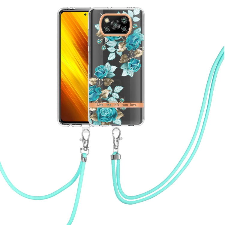 Flowers Series TPU Phone Case with Lanyard, For Xiaomi Redmi 10, For Xiaomi Redmi Note 10 Pro Max / Note 10 Pro, For Xiaomi Redmi Note 10s / Note 10 4G, For Xiaomi Redmi Note 11 5G / Poco M4 Pro 5G, For Xiaomi Redmi Note 11 Pro / Redmi Note 11 Pro+    ...