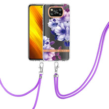 Load image into Gallery viewer, Flowers Series TPU Phone Case with Lanyard, For Xiaomi Redmi 10, For Xiaomi Redmi Note 10 Pro Max / Note 10 Pro, For Xiaomi Redmi Note 10s / Note 10 4G, For Xiaomi Redmi Note 11 5G / Poco M4 Pro 5G, For Xiaomi Redmi Note 11 Pro / Redmi Note 11 Pro+    ...
