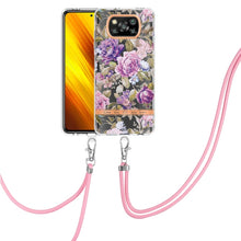 Load image into Gallery viewer, Flowers Series TPU Phone Case with Lanyard, For Xiaomi Redmi 10, For Xiaomi Redmi Note 10 Pro Max / Note 10 Pro, For Xiaomi Redmi Note 10s / Note 10 4G, For Xiaomi Redmi Note 11 5G / Poco M4 Pro 5G, For Xiaomi Redmi Note 11 Pro / Redmi Note 11 Pro+    ...