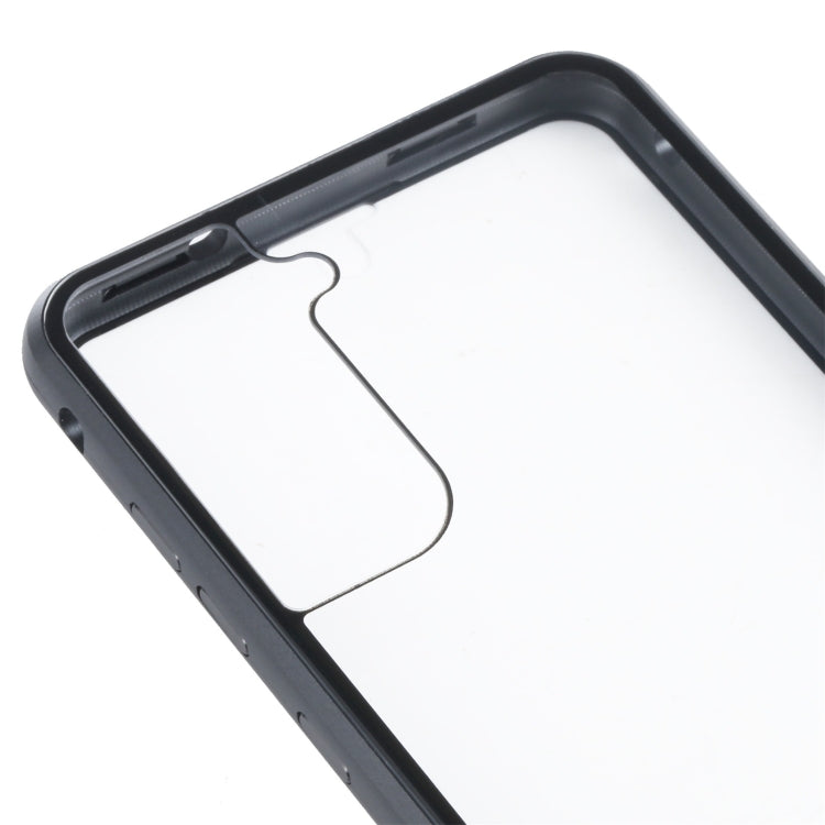 HD Magnetic Metal Tempered Glass Phone Case, For Samsung Galaxy S21 FE 5G