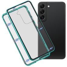 Load image into Gallery viewer, HD Magnetic Metal Tempered Glass Phone Case, For Samsung Galaxy S21 FE 5G