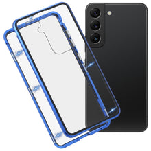 Load image into Gallery viewer, HD Magnetic Metal Tempered Glass Phone Case, For Samsung Galaxy S21 FE 5G