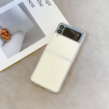 Load image into Gallery viewer, For Samsung Galaxy Z Flip4 Round Edge TPU Folding Phone Case, For Samsung Galaxy Z Flip4