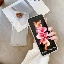 Load image into Gallery viewer, For Samsung Galaxy Z Flip4 Round Edge TPU Folding Phone Case, For Samsung Galaxy Z Flip4