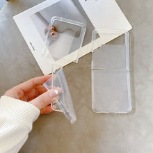 Load image into Gallery viewer, For Samsung Galaxy Z Flip4 Round Edge TPU Folding Phone Case, For Samsung Galaxy Z Flip4