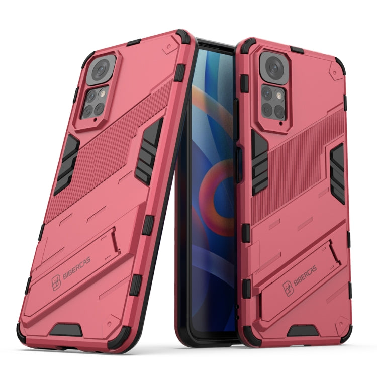 Punk Armor 2 in 1 PC + TPU Shockproof Phone Case with Invisible Holder, For Xiaomi Redmi Note 11 / Note 11S Global
