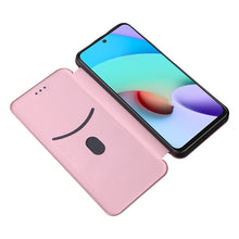 Load image into Gallery viewer, Carbon Fiber Texture Magnetic Horizontal Flip PU Phone Case, For Xiaomi Redmi Note 11 / Note 11S Global, For Motorola Edge X30