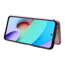 Load image into Gallery viewer, Carbon Fiber Texture Magnetic Horizontal Flip PU Phone Case, For Xiaomi Redmi Note 11 / Note 11S Global, For Motorola Edge X30