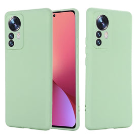 Pure Color Liquid Silicone Phone Case, For Xiaomi 12 Pro, For Xiaomi Civi