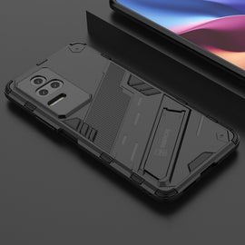Punk Armor 2 in 1 PC + TPU Shockproof Phone Case with Holder, For Xiaomi Redmi K50 Pro, For Xiaomi Redmi K50 Gaming